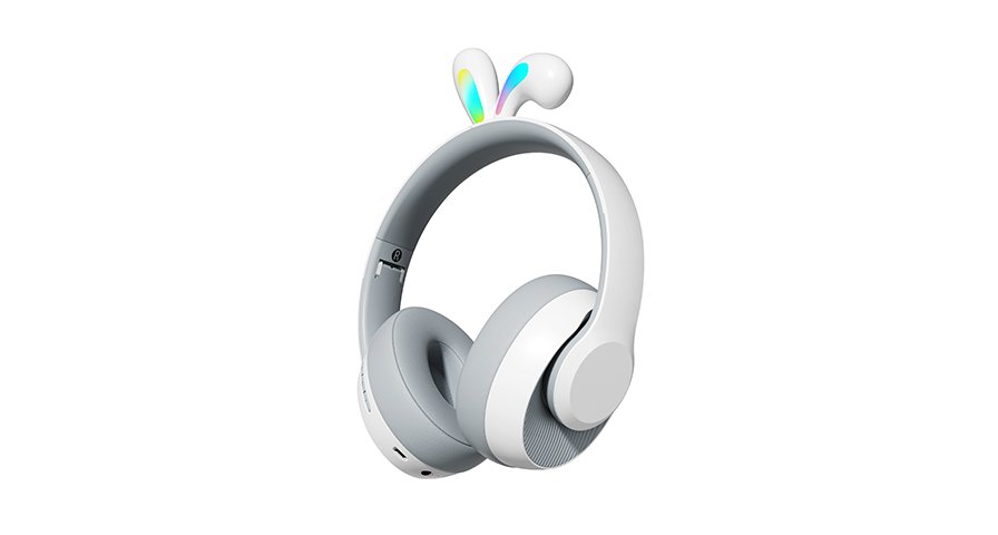 Porodo Soundtec Kids ENC Headphone Rabbit Ear 1 Porodo Soundtec Kids ENC Headphone Rabbit Ear