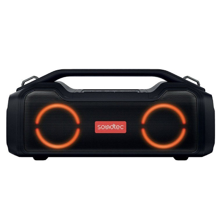 Porodo Soundtec Portable Speaker With Ultimate Smart Functions - Black 2 Porodo Soundtec Portable Speaker With Ultimate Smart Functions - Black - Image 2