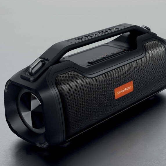 Porodo Soundtec Portable Speaker With Ultimate Smart Functions - Black 4 Porodo Soundtec Portable Speaker With Ultimate Smart Functions - Black - Image 4