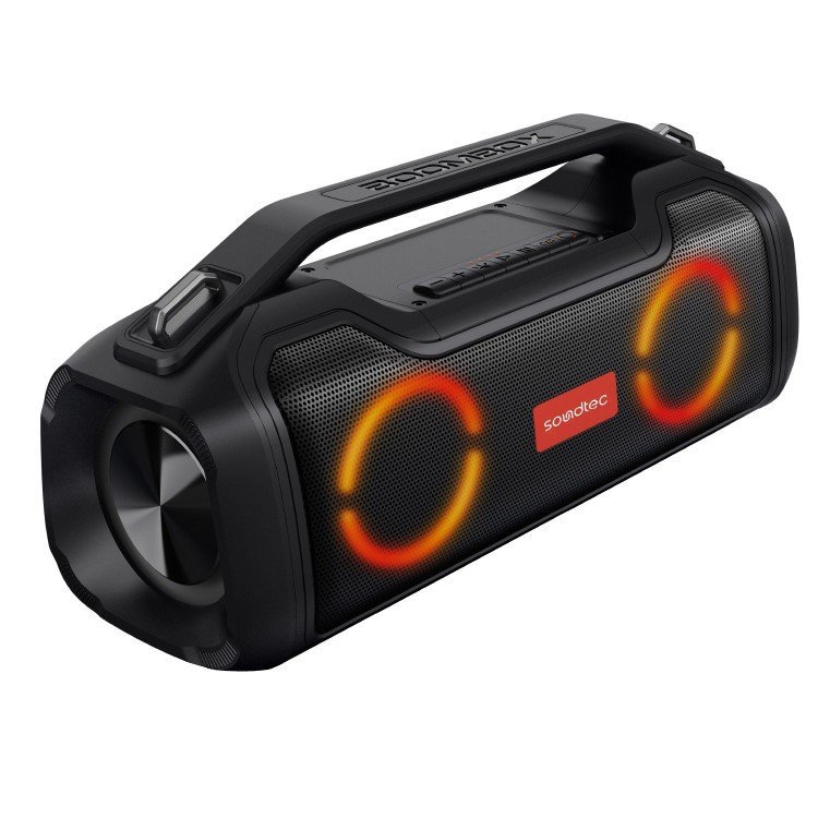 Porodo Soundtec Portable Speaker With Ultimate Smart Functions - Black 3 Porodo Soundtec Portable Speaker With Ultimate Smart Functions - Black - Image 3
