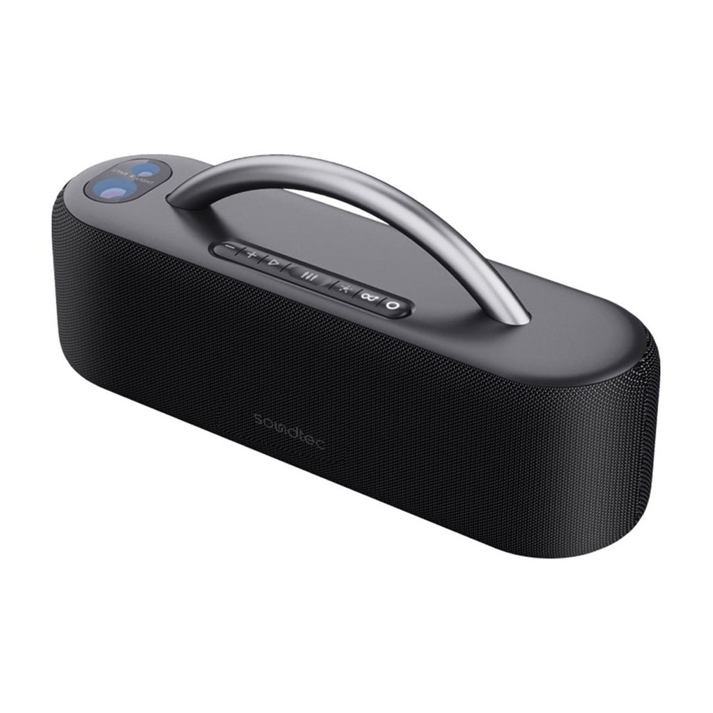 Porodo Soundtec Star Light Portable Speaker - Black 1 Porodo Soundtec Star Light Portable Speaker - Black