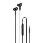 Porodo Soundtec Stereo Bass 3.5mm Wired Earphones - Black