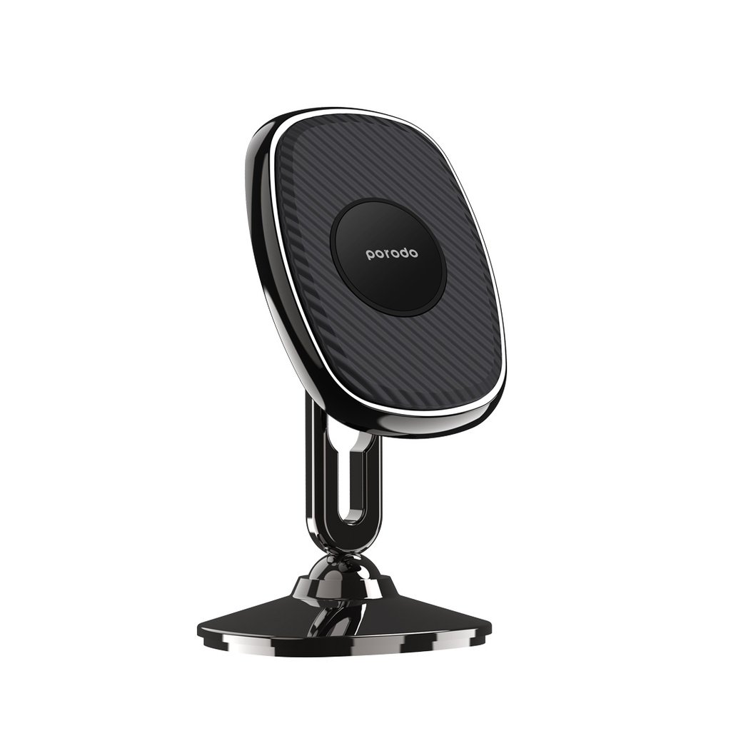 Porodo Stereoscopic Rotation Magnetic Car Mount - Black 3 Porodo Stereoscopic Rotation Magnetic Car Mount - Black - Image 3