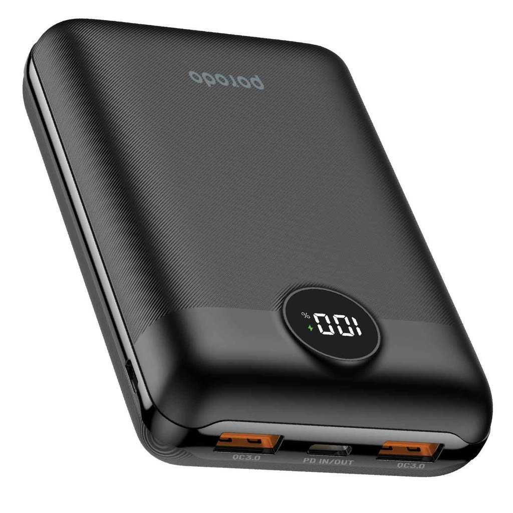 Porodo Super Compact Power Bank 20000mAh PD 20W QC3.0 3 Porodo Super Compact Power Bank 20000mAh PD 20W QC3.0 - Image 3