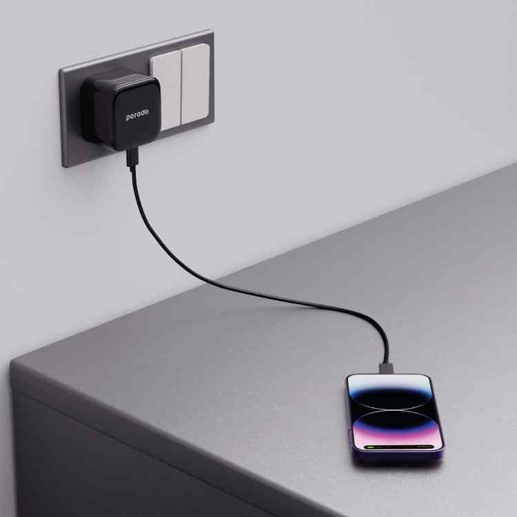 Porodo Super-Fast Dual USB-C Wall Charger PD 35W UK 3 Porodo Super-Fast Dual USB-C Wall Charger PD 35W UK - Image 3