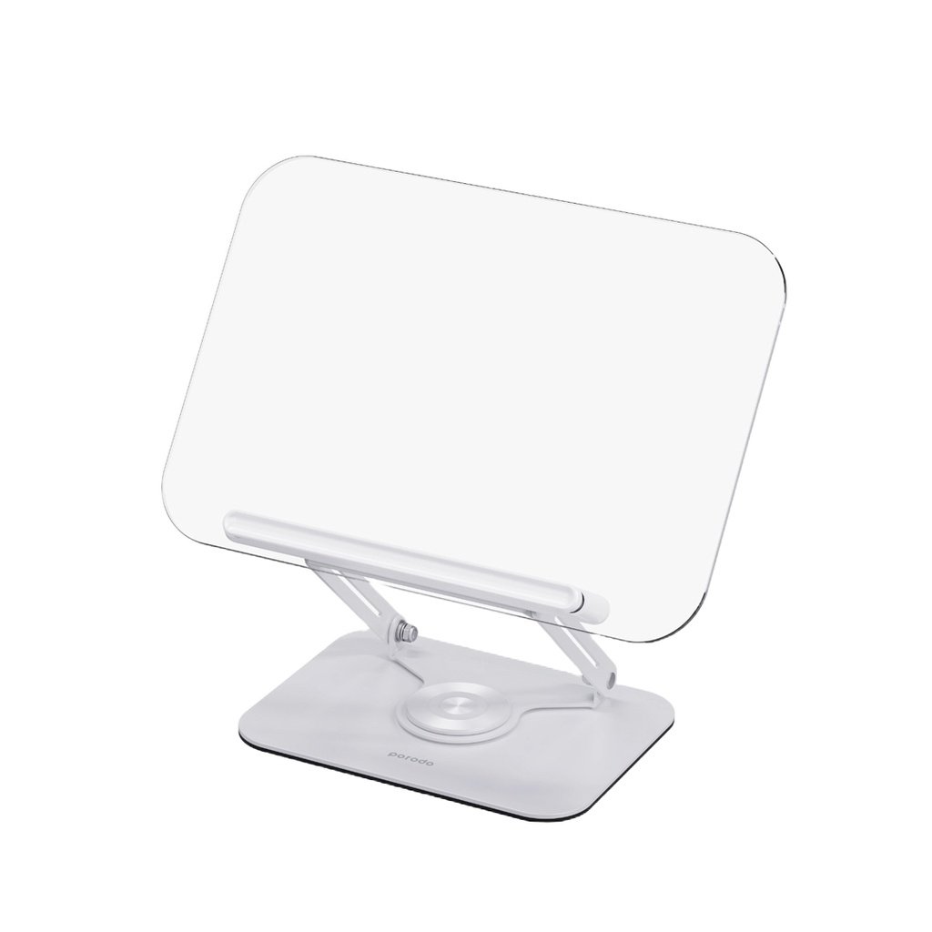 Porodo Transparent 360% Rotatable and Angle Adjustable Tablet Stand 2 Porodo Transparent 360% Rotatable and Angle Adjustable Tablet Stand - Image 2