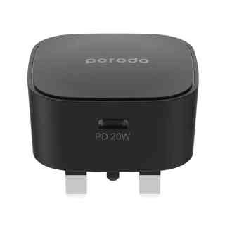 Porodo USB-C Adapter, Super-Compact Fast Wall Charger Power Delivery 20W UK 4 Porodo USB-C Adapter, Super-Compact Fast Wall Charger Power Delivery 20W UK - Image 4