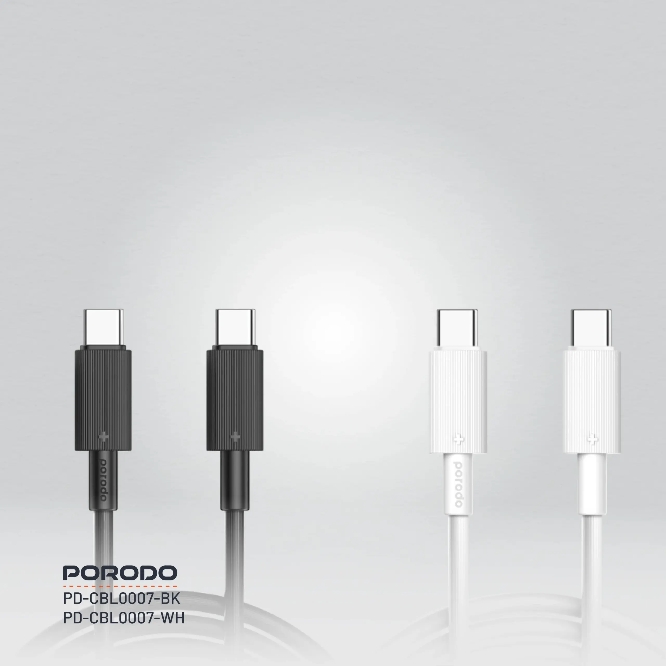 Porodo USB-C to USB-C Durable Charging Cable 3M Black 4 Porodo USB-C to USB-C Durable Charging Cable 3M Black - Image 4