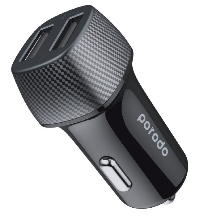 Porodo Ultimate Car Charger Dual Port With Type-C Cable 3 Porodo Ultimate Car Charger Dual Port With Type-C Cable - Image 3