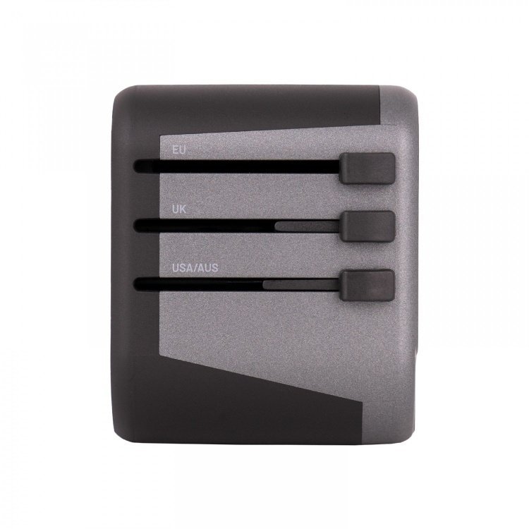Porodo Universal Travel Charger 2.4A Dual Fuse Ac Output International Plugs 4 Porodo Universal Travel Charger 2.4A Dual Fuse Ac Output International Plugs - Image 4