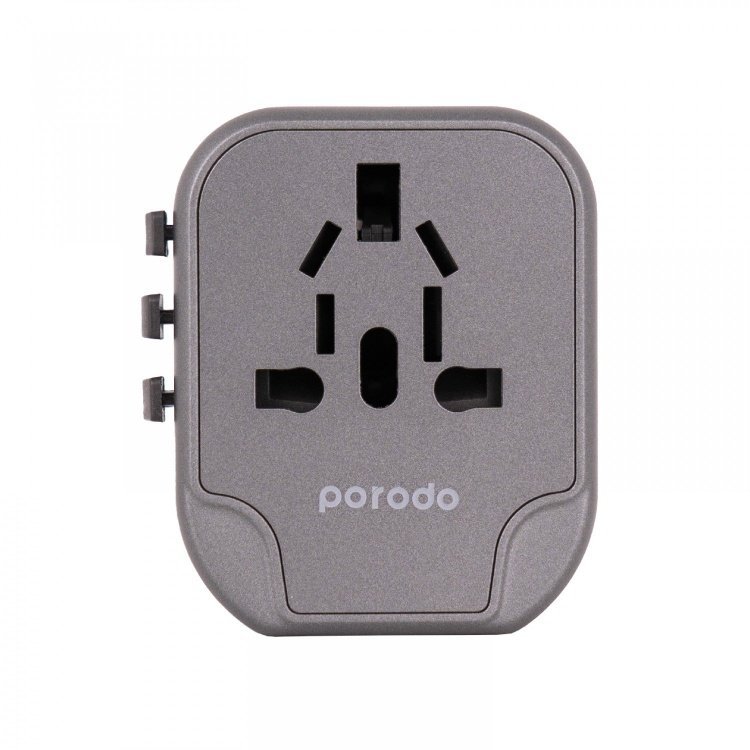 Porodo Universal Travel Charger 2.4A Dual Fuse Ac Output International Plugs 6 Porodo Universal Travel Charger 2.4A Dual Fuse Ac Output International Plugs - Image 6