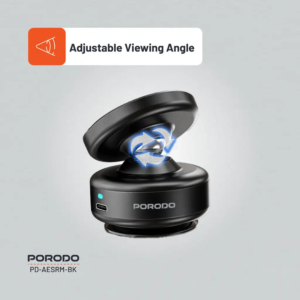 Porodo Vacuseal Magsafe Magnetic Mount - Black 7 Porodo Vacuseal Magsafe Magnetic Mount - Black - Image 7