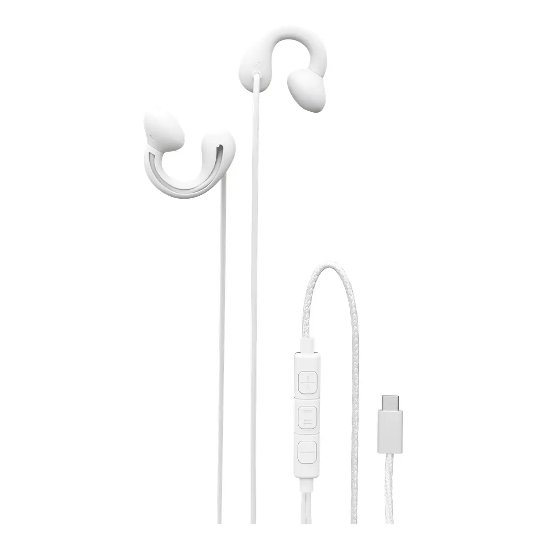Porodo Voxes Clip-On Wired Earphones with USB-C Connector 2 Porodo Voxes Clip-On Wired Earphones with USB-C Connector - Image 2