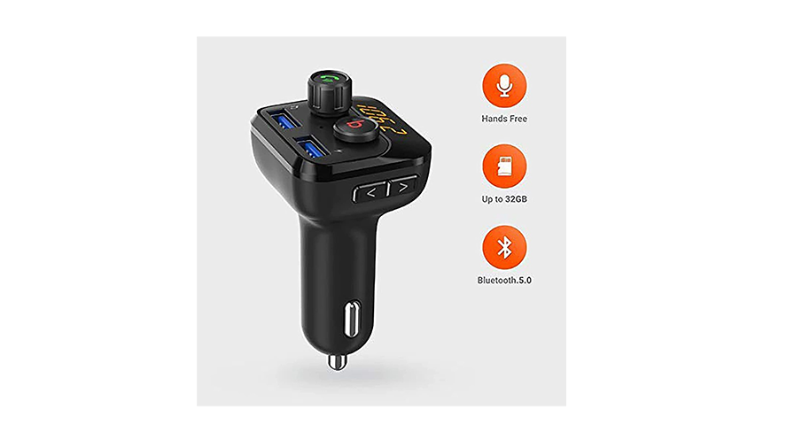 Porodo Wireless FM Transmitter Car Charger 3.4A with Bass Boost 1 Porodo Wireless FM Transmitter Car Charger 3.4A with Bass Boost