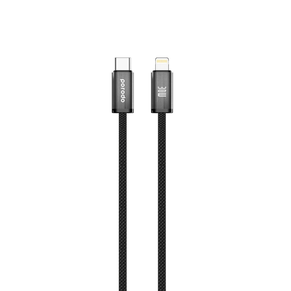 Porodo Woven 30W Lightning to Type-C Cable 1.2M 2 Porodo Woven 30W Lightning to Type-C Cable 1.2M - Image 2