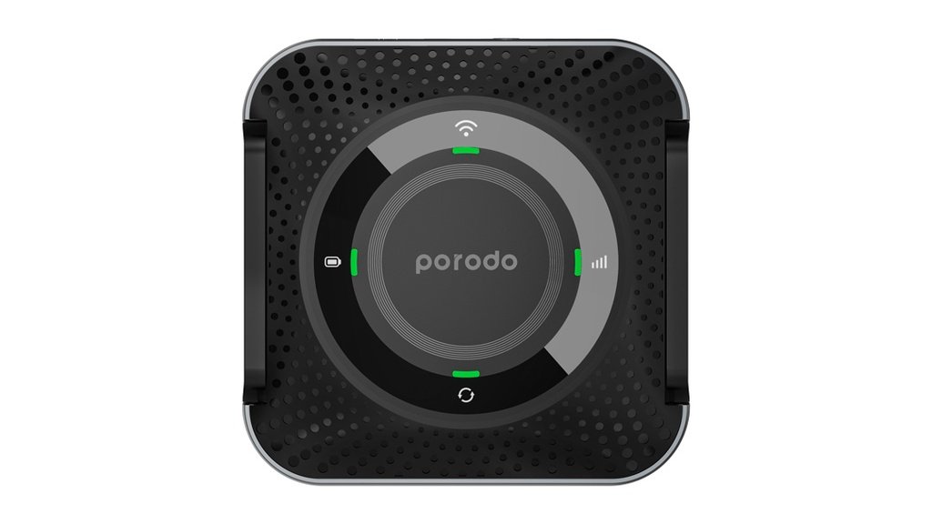 Porodo portable CPE MiFi 3G/4G Wireless Router 4000mAh - Black/Grey 3 Porodo portable CPE MiFi 3G/4G Wireless Router 4000mAh - Black/Grey - Image 3