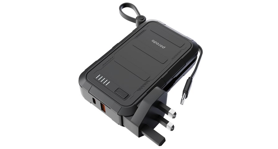 Porodo 10000mAh Wall Charger Power Bank 1 Porodo 10000mAh Wall Charger Power Bank