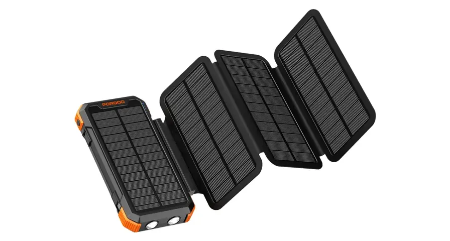 Porodo Power Bank 20000mAh 4-Panel Solar 1 Porodo Power Bank 20000mAh 4-Panel Solar