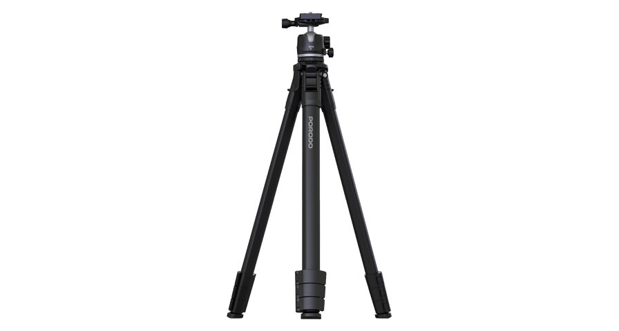 Porodo Aluminum Tripod with Ball Head 1 Porodo Aluminum Tripod with Ball Head
