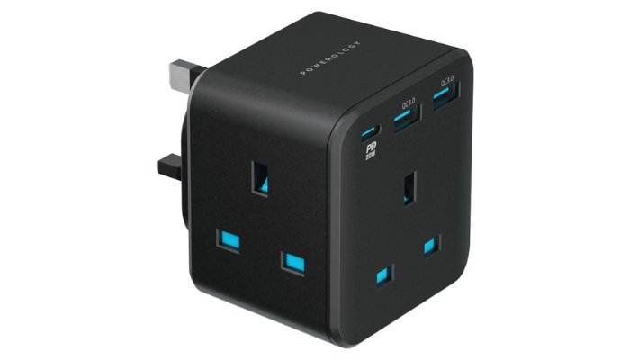 Powerology 3-Outlet Wall Socket with Fast Charging USB 1 Powerology 3-Outlet Wall Socket with Fast Charging USB