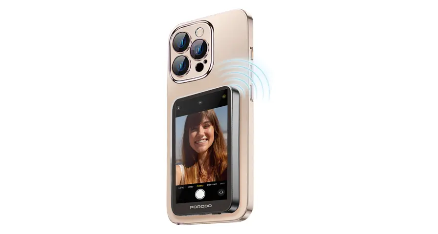 Porodo Lifestyle Selfie Screen Monitor Magnetic Mirroring Device 1 Porodo Lifestyle Selfie Screen Monitor Magnetic Mirroring Device