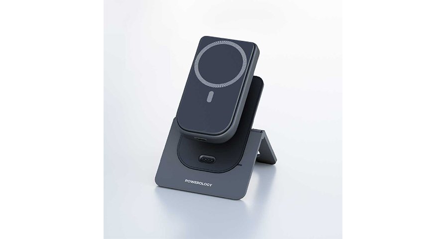 Powerology MagSafe COMBO POWER BANK + CHARGING STAND 10000mAh 1 Powerology MagSafe COMBO POWER BANK + CHARGING STAND 10000mAh