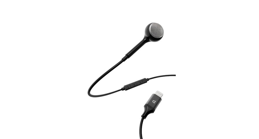 Powerology Single Earphone with MFi Lightning Connector 1 Powerology Single Earphone with MFi Lightning Connector