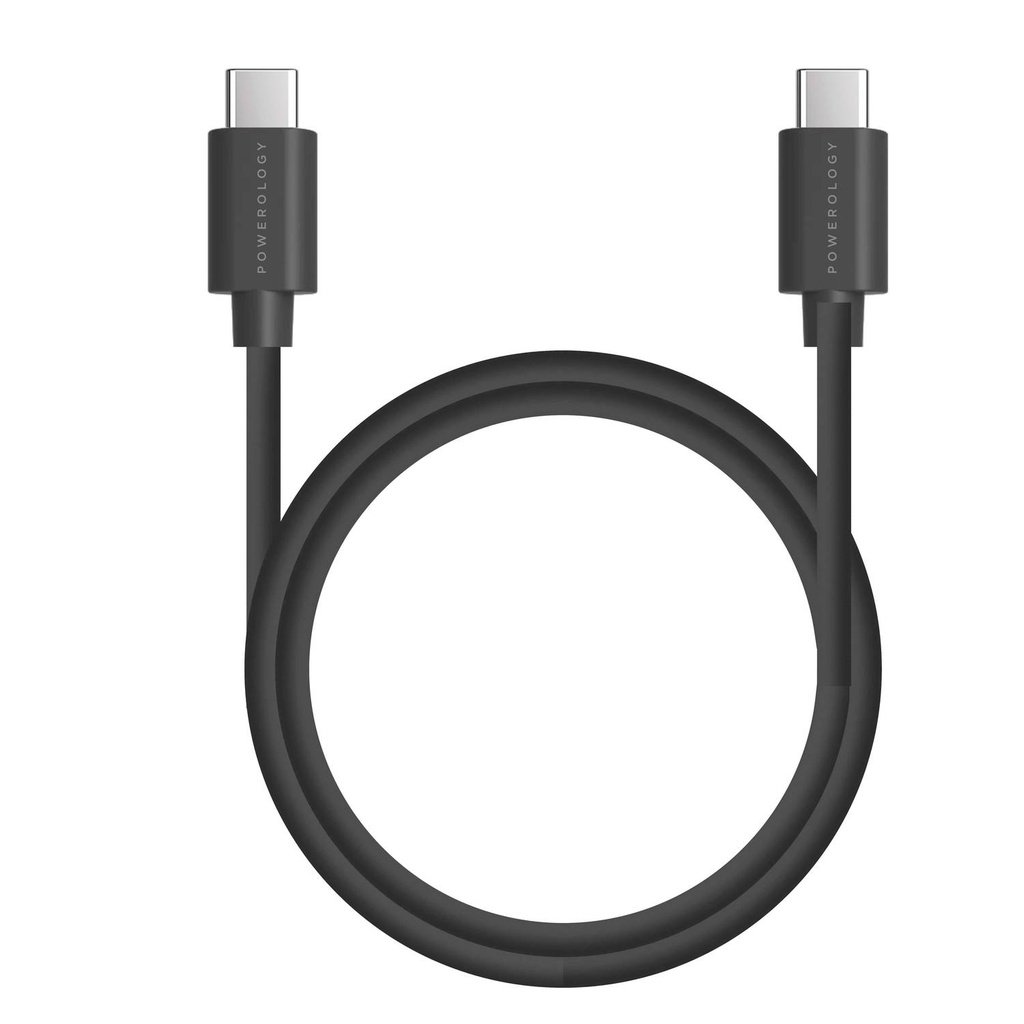 Powerology PVC Type-C to Type-C PD Cable 2M, Fast charge 1 Powerology PVC Type-C to Type-C PD Cable 2M, Fast charge