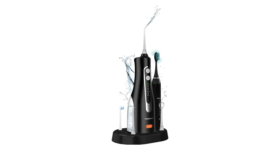 Porodo Lifestyle Ultimate Oral Care Duo Electric Toothbrush & Water Flosser Combo 1 Porodo Lifestyle Ultimate Oral Care Duo Electric Toothbrush & Water Flosser Combo