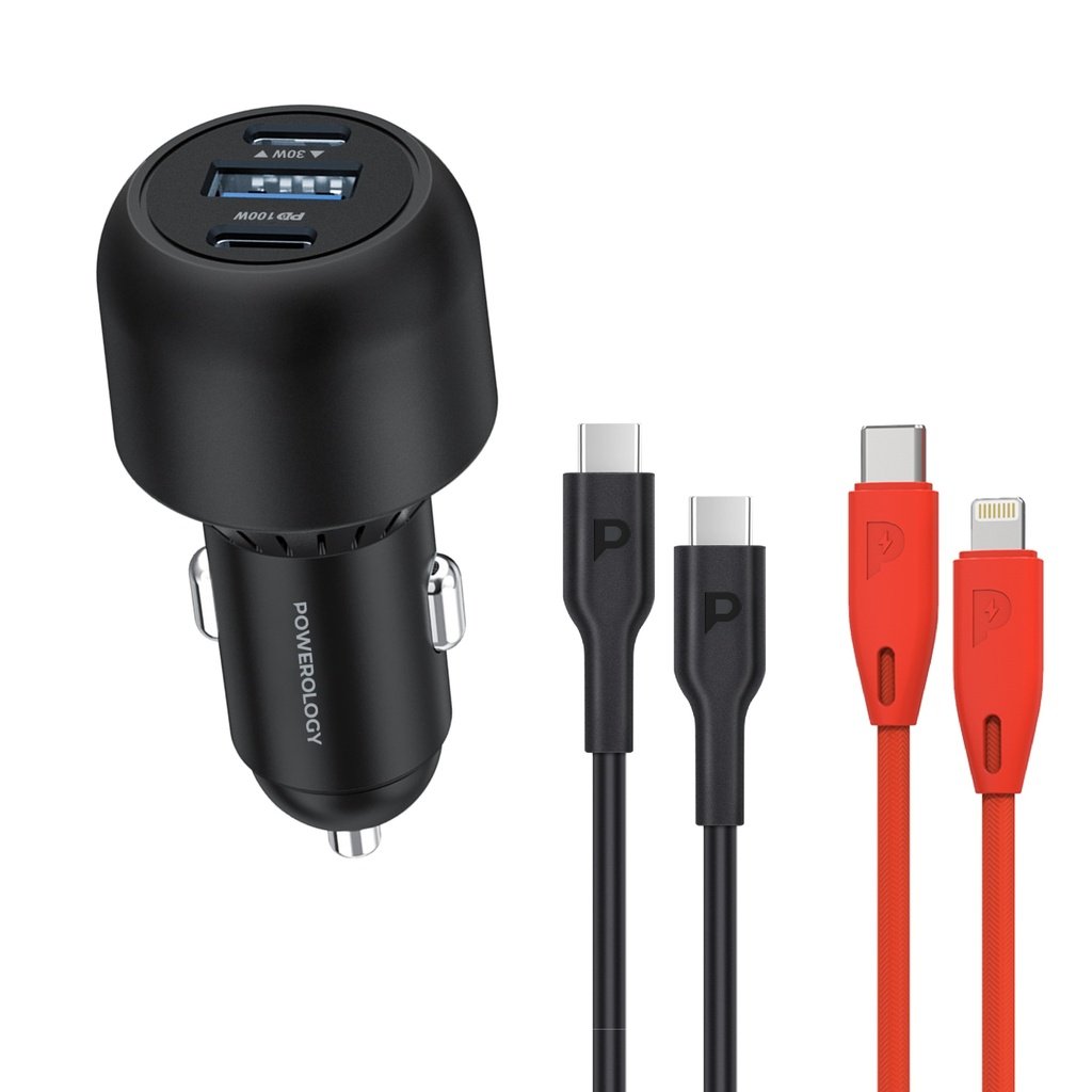 Powerology Bundle Car Charger Kit 1 Powerology Bundle Car Charger Kit