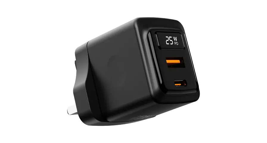 Porodo GaN 25W Dual-Port Wall Charger 1 Porodo GaN 25W Dual-Port Wall Charger