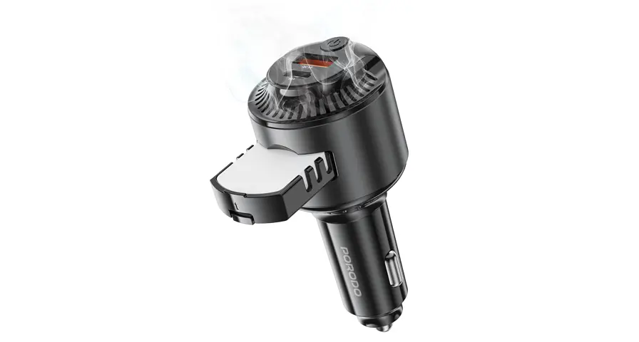 Porodo MistCharge 2-in-1 Car Charger with Air Diffuser 1 Porodo MistCharge 2-in-1 Car Charger with Air Diffuser