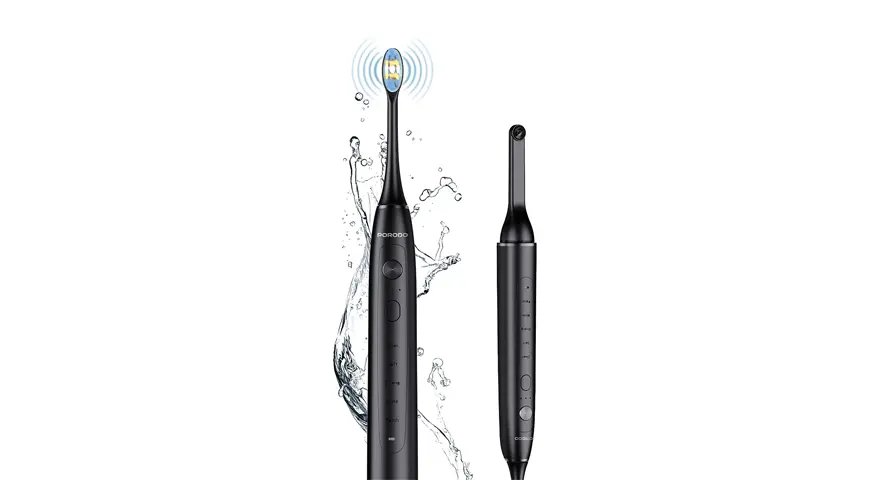 Porodo Lifestyle Smart Sonic Visual Electric Toothbrush 1 Porodo Lifestyle Smart Sonic Visual Electric Toothbrush