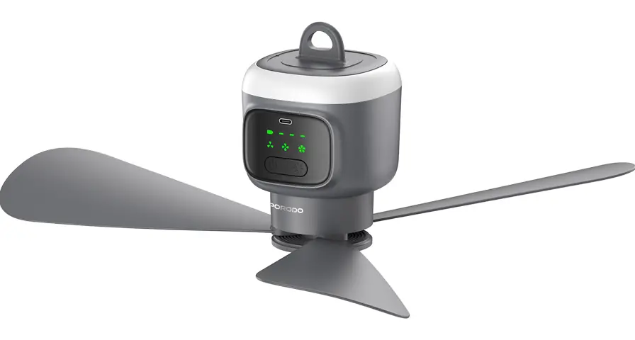 Porodo Lifestyle Camping Rechargeable Ceiling Fan 1 Porodo Lifestyle Camping Rechargeable Ceiling Fan