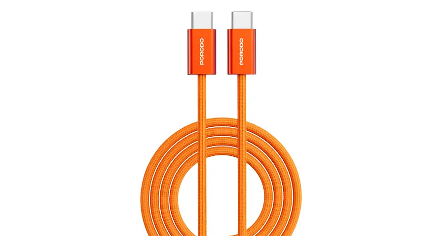 Porodo High-Speed USB-C Braided Cable Charging & Data Transfer 1 Porodo High-Speed USB-C Braided Cable Charging & Data Transfer