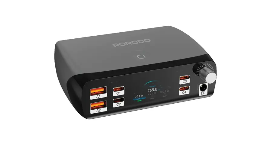 Porodo PowerGate Smart Charging Station 1 Porodo PowerGate Smart Charging Station