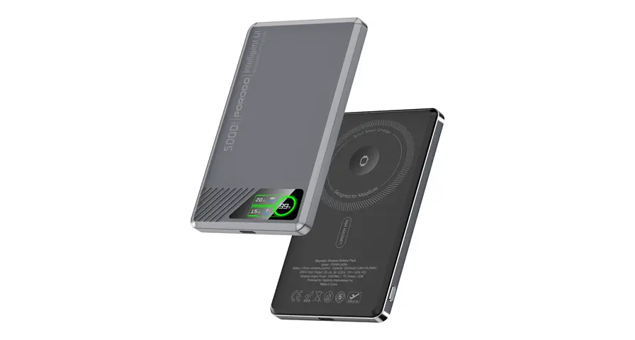Porodo SlimMag 5000mAh Magnetic Power Bank 1 Porodo SlimMag 5000mAh Magnetic Power Bank