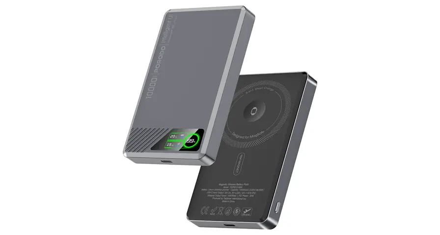 Porodo SlimMag 10000mAh Magnetic Power Bank 1 Porodo SlimMag 10000mAh Magnetic Power Bank