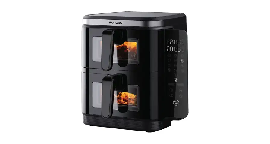 Porodo Lifestyle Double Stack Air Fryer with 12 Presets 1 Porodo Lifestyle Double Stack Air Fryer with 12 Presets