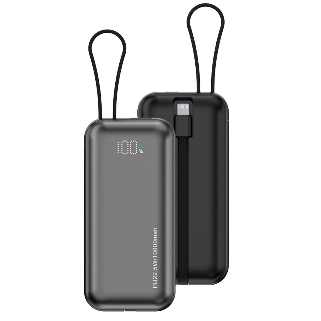Porodo 10000mAh Power Bank Dual Built-In Cables Fast Charging 1 Porodo 10000mAh Power Bank Dual Built-In Cables Fast Charging