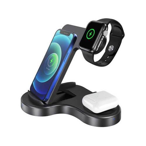 Powerology 3 in 1 Wireless Power-Stand Pro Charging Hub 5 Powerology 3 in 1 Wireless Power-Stand Pro Charging Hub - Image 5