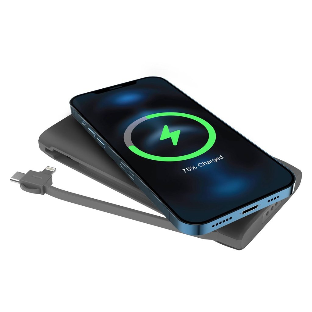 Powerology 4 in 1 Power Bank Station with Built-in Lightning And Type-C Cable 3 Powerology 4 in 1 Power Bank Station with Built-in Lightning And Type-C Cable - Image 3
