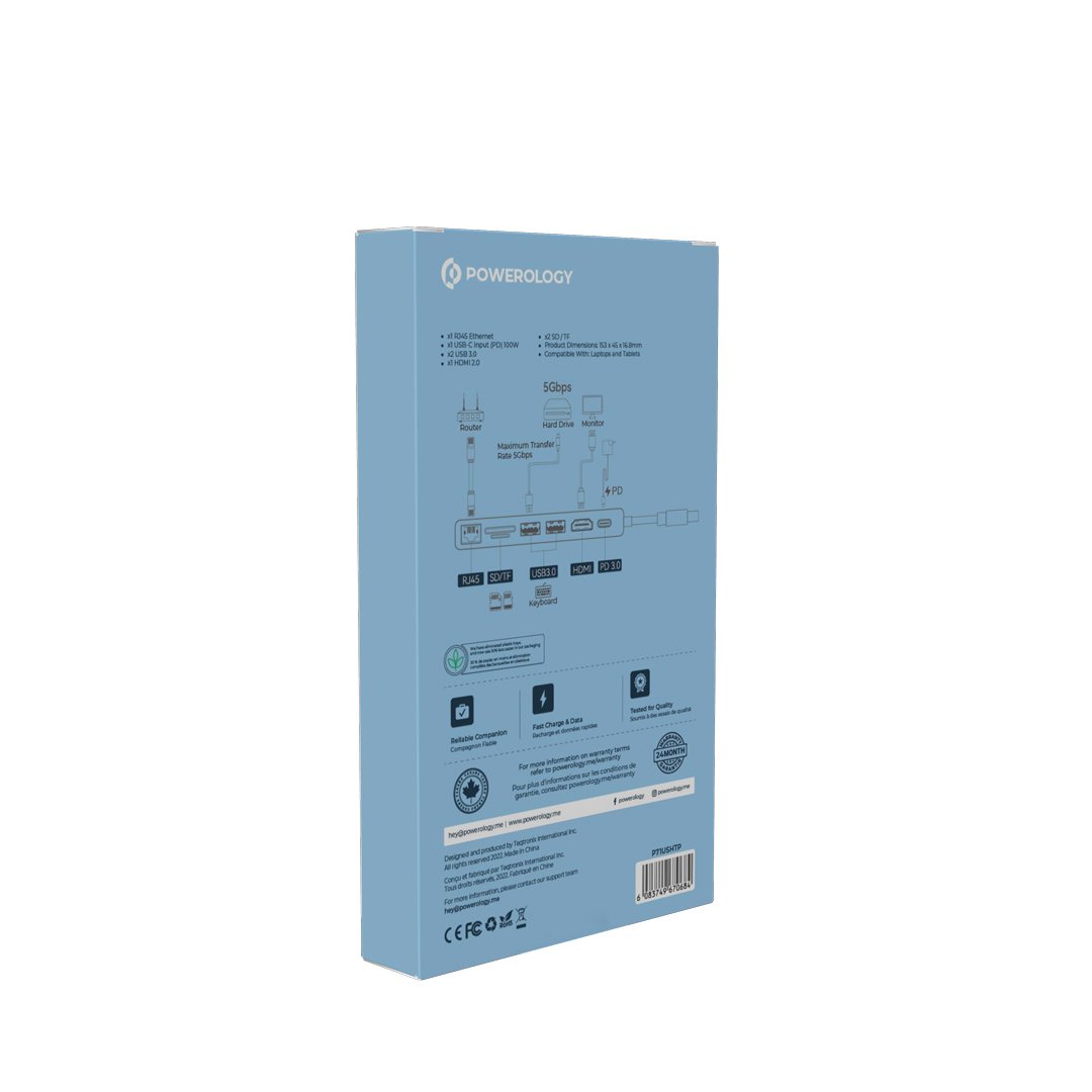 Powerology 7 in 1 Multi Hub Crystalline Series 4 Powerology 7 in 1 Multi Hub Crystalline Series - Image 4