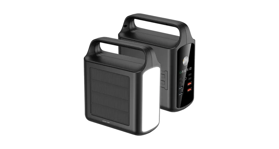 Green Lion Solar X 100000mAh Power Bank PD 20W - Black 1 Green Lion Solar X 100000mAh Power Bank PD 20W - Black