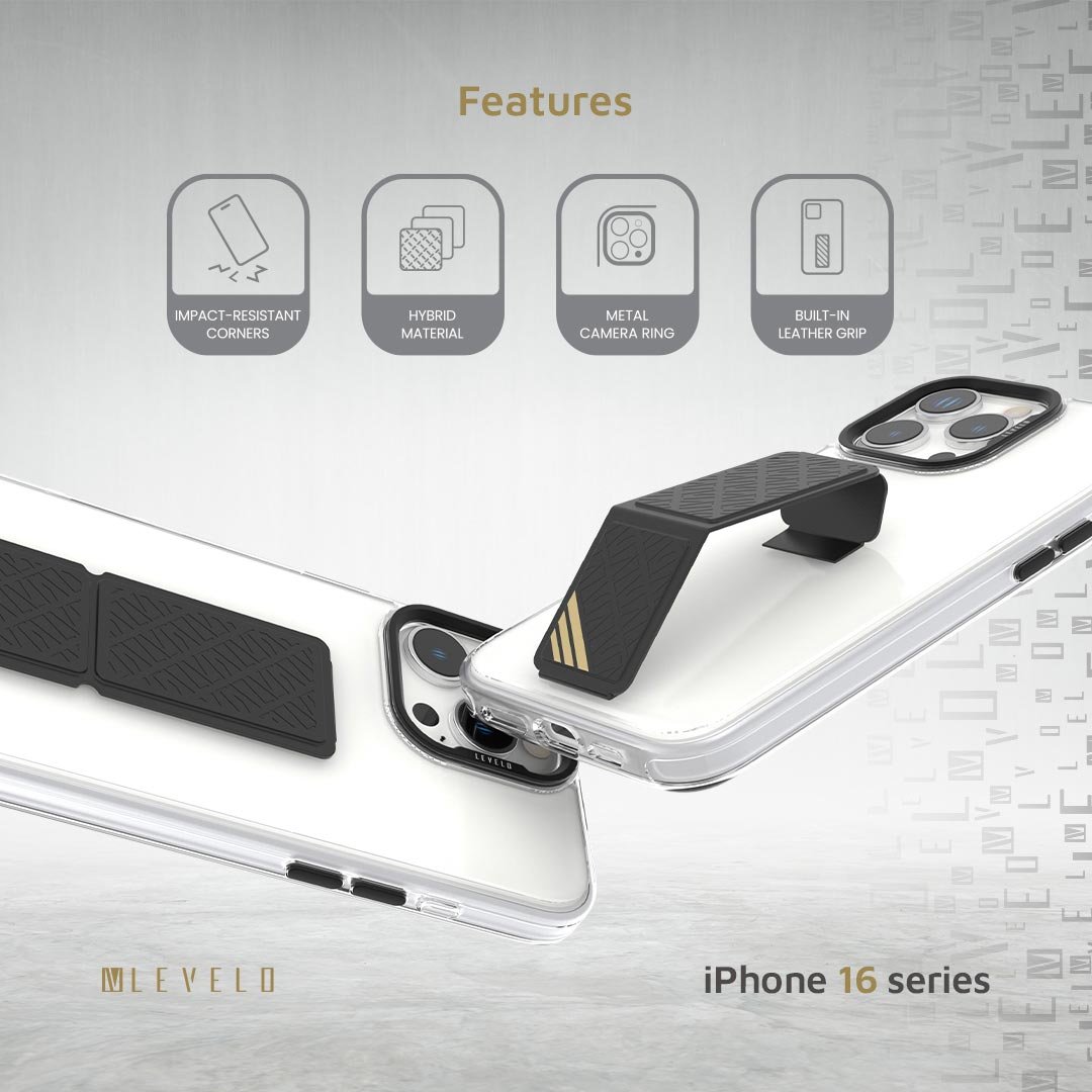 Levelo Morphix Clara Grip Case For iPhone16 Pro / Pro Max 4 Levelo Morphix Clara Grip Case For iPhone16 Pro / Pro Max - Image 4