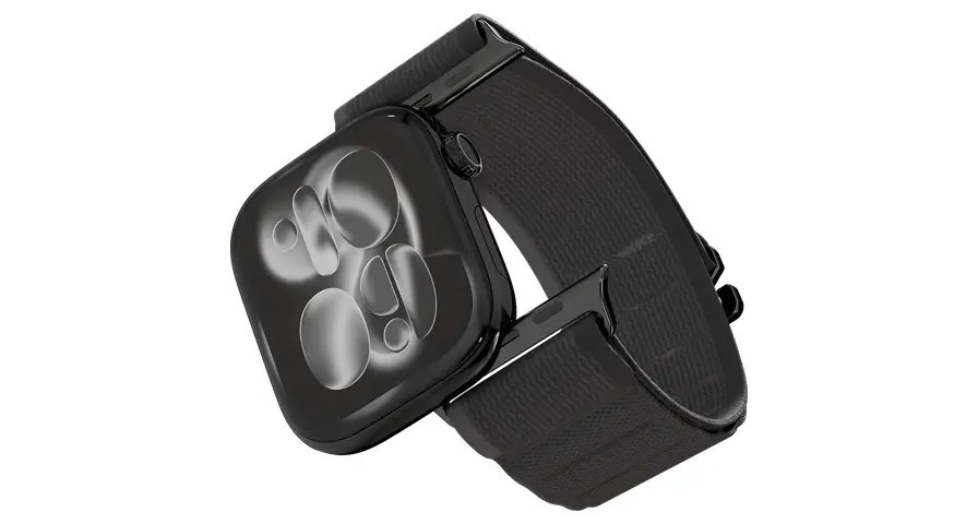 Levelo Malo Nylon Watch Strap For Apple Watch 49mm - Grey 1 Levelo Malo Nylon Watch Strap For Apple Watch 49mm - Grey