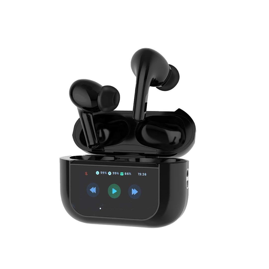 Porodo Blue Earbuds Pro2 Touch Display - ANC + ENC 7 Porodo Blue Earbuds Pro2 Touch Display - ANC + ENC - Image 7