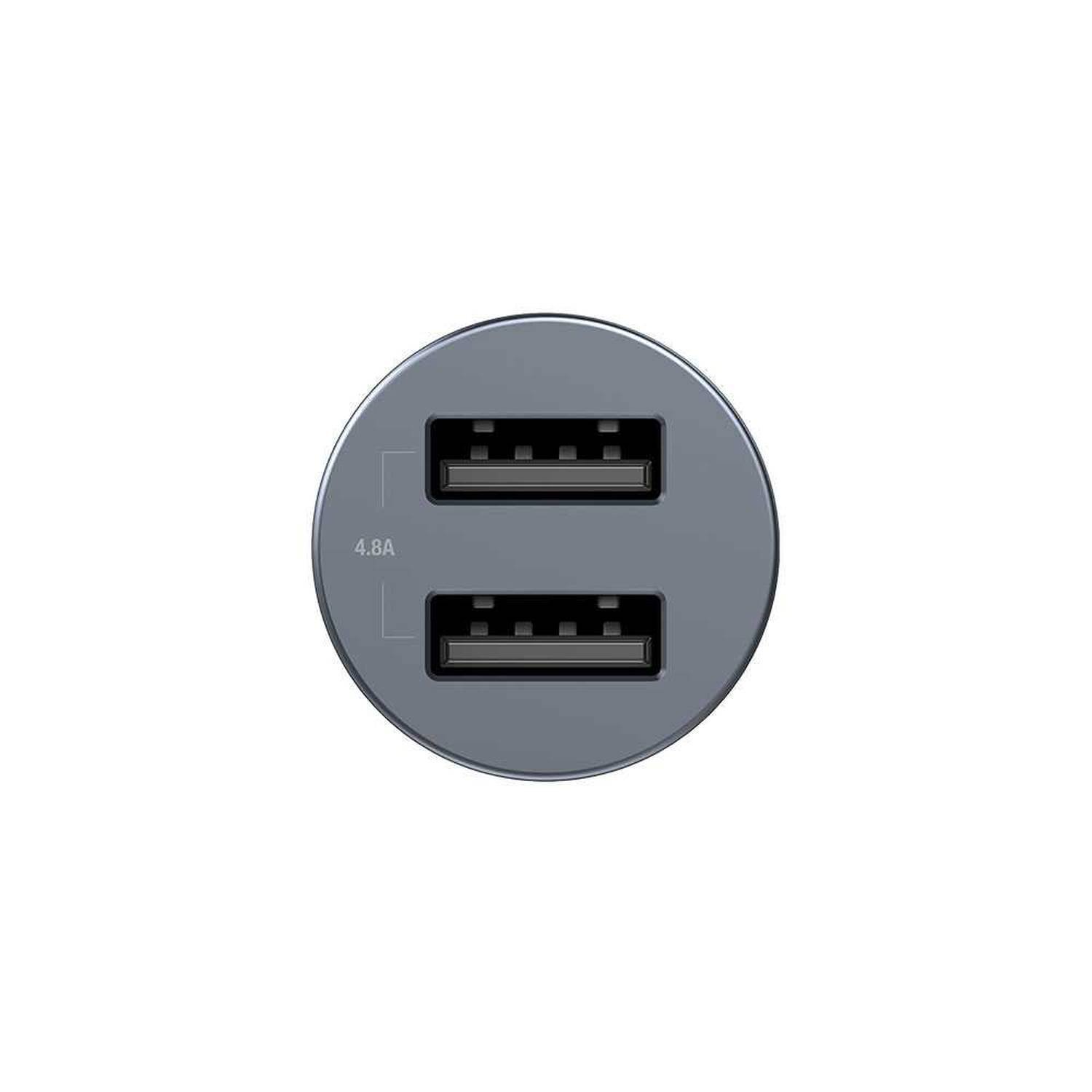 Powerology Dual USB-A Port Mini Car Charger for Two Devices Simultaneously, Quick Charging 2 Powerology Dual USB-A Port Mini Car Charger for Two Devices Simultaneously, Quick Charging - Image 2