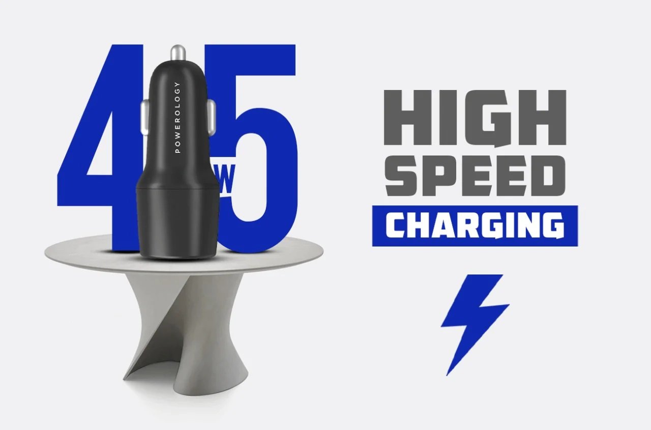Powerology Ultra-Quick Car Charger with Dual Output 2 Powerology Ultra-Quick Car Charger with Dual Output - Image 2