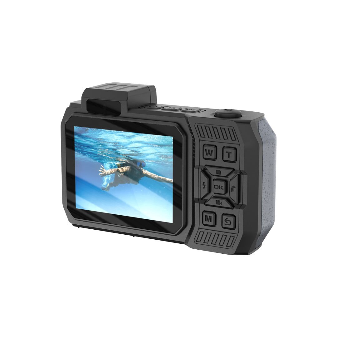 Porodo Waterproof Digital Camera Dual Screen & 18x Zoom 2 Porodo Waterproof Digital Camera Dual Screen & 18x Zoom - Image 2